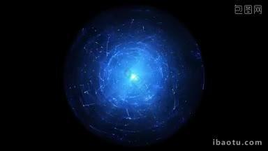原子核周围的轨道或高能粒子的量子力学